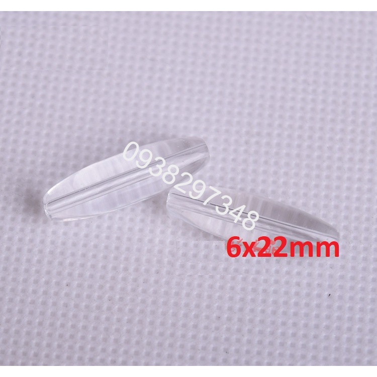 15gam (10 hạt) đá thủy tinh nhân tạo lu thống 6x22mm (có 9 màu) có lỗ xỏ làm vòng