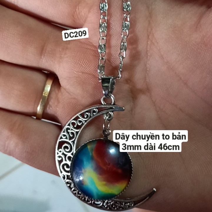 Dây chuyền thời trang xích màu bạc :DC201->DC214
