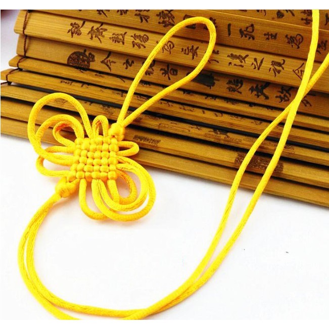 (P131A-1) Dây thắt nơ treo phụ kiện , dây treo tua rua, dây đồng tâm kết
