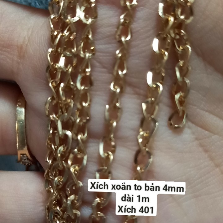 dây xích các loại 4mm, 0,6x2mm, 3,5mm, 3mm, 2mm- xích401, xích402,xích403,xích404,xích405,xích406,xích407,xích408,xích09