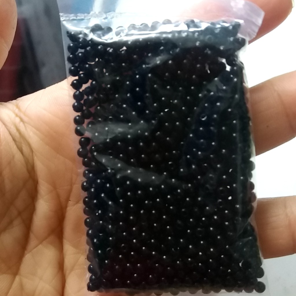 10-50gam hỗn hợp hạt nhựa trắng & kem 3mm,4mm