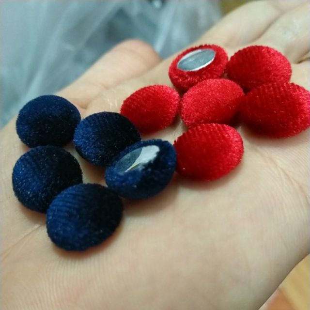 10 Nút dán bọc vải 14mm