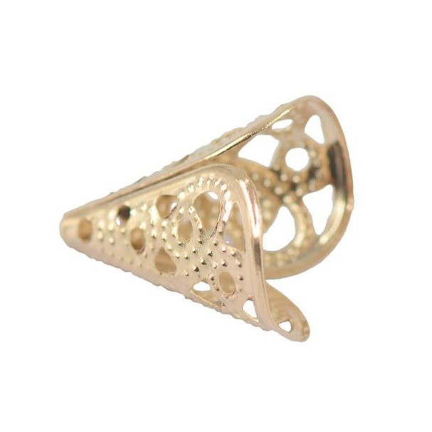 10 cái Charm Hoa hình nón 16X16mm ốp hạt làm Bông Tai ,Vòng Cổ, Trang Sức