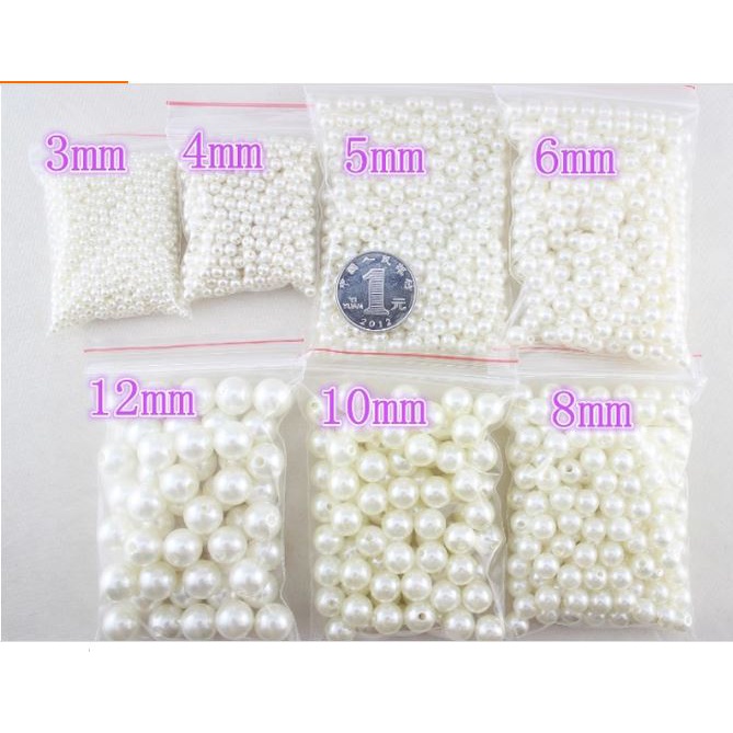 100gam hạt bẹt nhựa loại 4mm-6mm-8mm-10mm-12mm-14mm-16mm-18mm-20mm