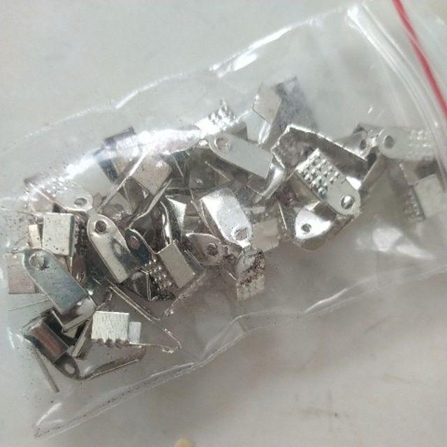 50 Kẹp 3 lá khóa nối đầu dây làm vòng 3/4/5/6mm