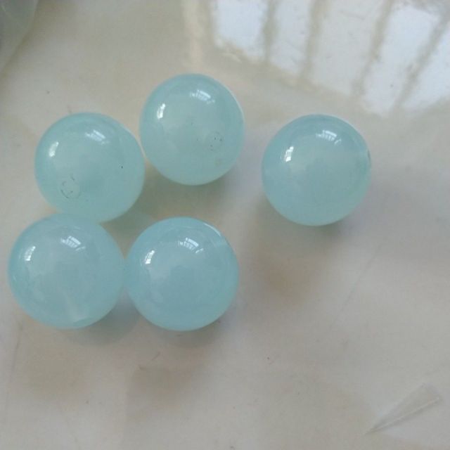 25gram hạt nhựa xanh ngọc bóng 20mm