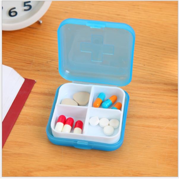 Hộp nhựa nhiều ngăn tháo lắp các ngăn, hộp chia thuốc