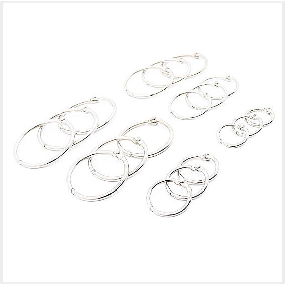 10 kiềng còng sách size 2-2.5-3-3.8-4-4.5cm để làm bìa sách, lịch, flashcard....