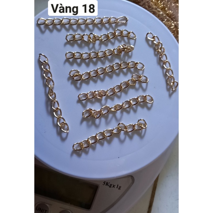 5- 20 đoạn xích làm tăng đưa vòng cổ, vòng tay