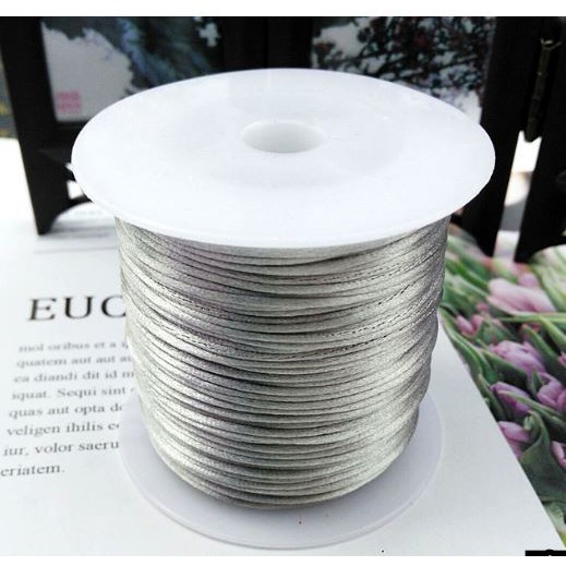 Cuộn 30-100m dây tim 2.5m Đài Loan hàng nhập khẩu loại đẹp nhiều màu để chọn, dây đan vòng tay, dây thắt vòng,vòng cổ