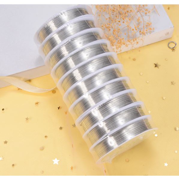 cuộn Dây đồng size 0.8mm nhiều màu làm handmade, trang sức(khoảng 2 mét)