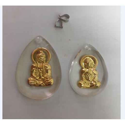 mặt dây chuyên thủy tinh mặt Phật