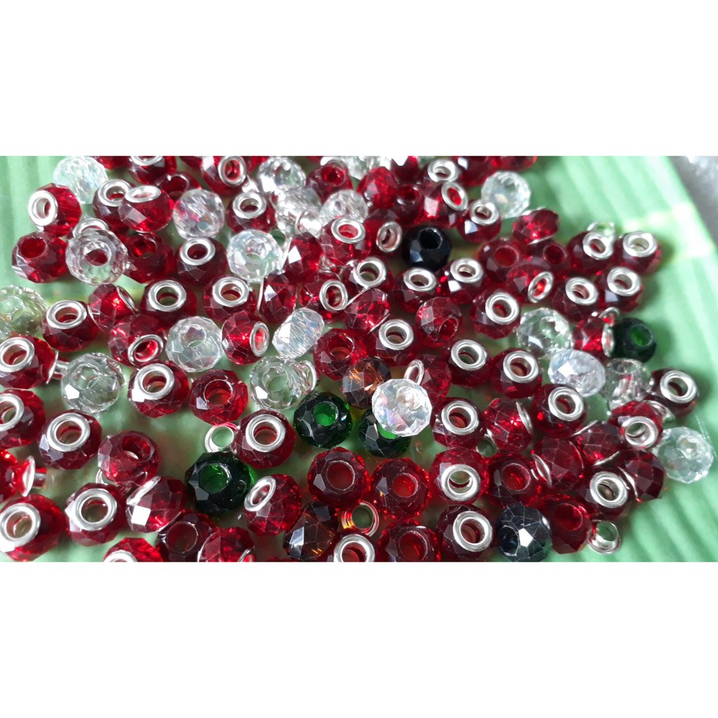 gói 50 charm xỏ vòng padora