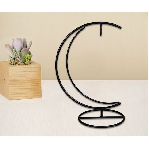Phụ kiện tiểu cảnh - Khung sắt móc treo hình trăng lưỡi liềm, phụ kiện terrarium, phụ kiện trang trí tiểu cảnh