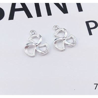 mặt bạc 925 nhỏ nhiều kiểu làm vòng