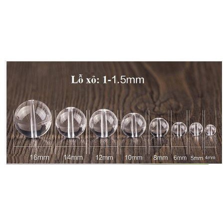 50-100gam hạt đá đỏ đục size 6-8mm (màu 21)