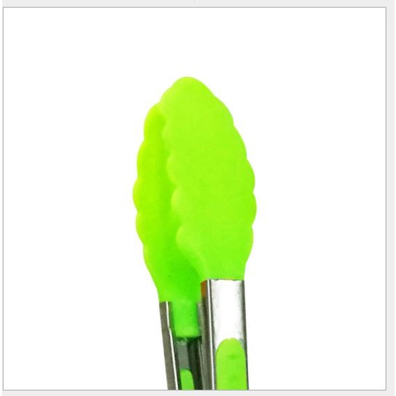 Kẹp Gắp Thức Ăn Gắp Đồ Nóng - chất liệu inox, silicon, Kẹp gắp thức ăn, bánh silicon chịu nhiệt 28 cm