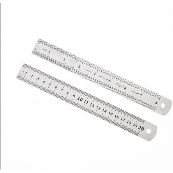Thước đo, thước Kẻ thép không rỉ nhiều size
