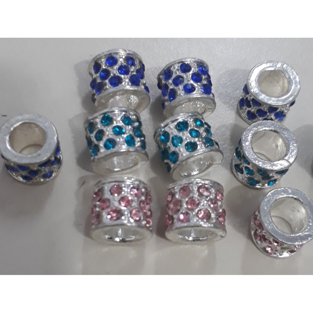 charm xỏ 9x10mm, lỗ 7mm