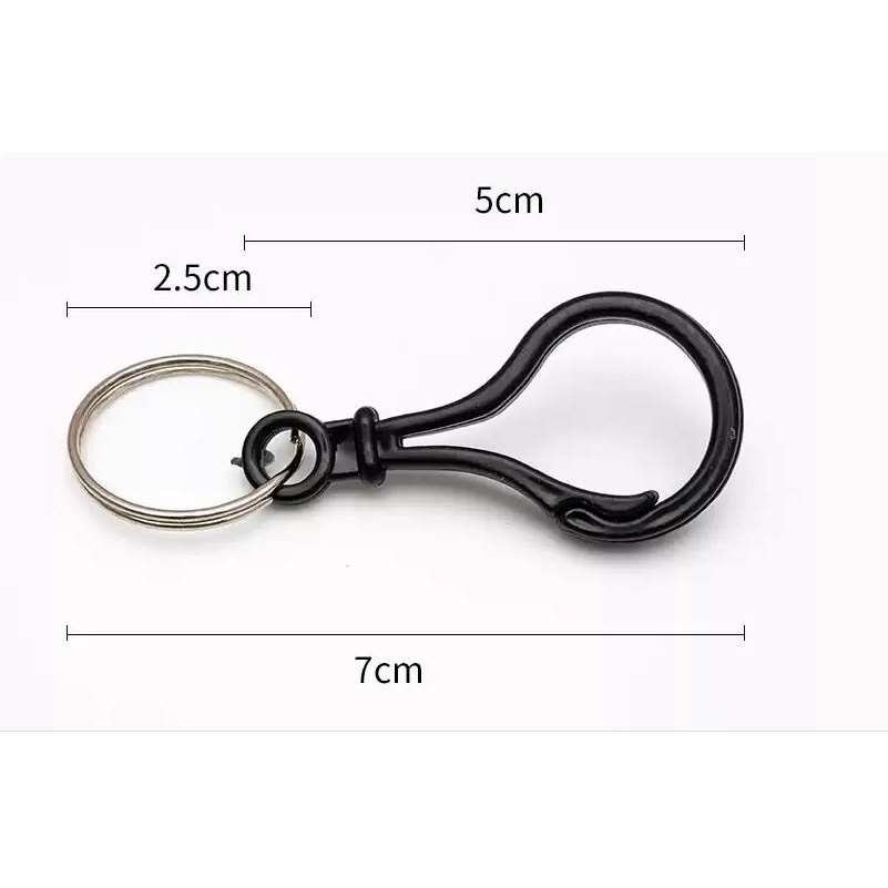 1-5 móc càng cua nhựa loại lớn 25x50mm nhiều màu