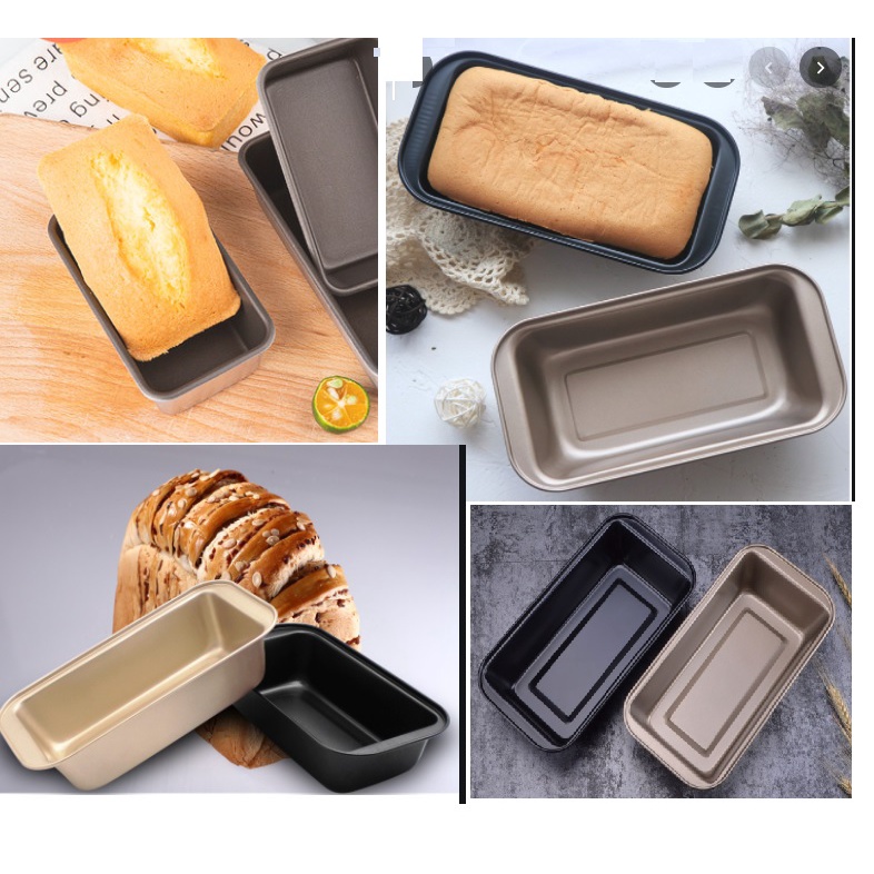 Khuôn loaf chữ nhật chống dính làm bánh mỳ gối, bánh hokkaido, bánh mỳ hoa cúc, gato...