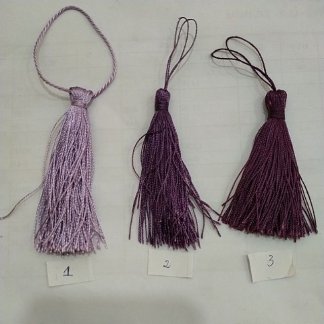 Tua rua trang trí màu tím mh2345_6