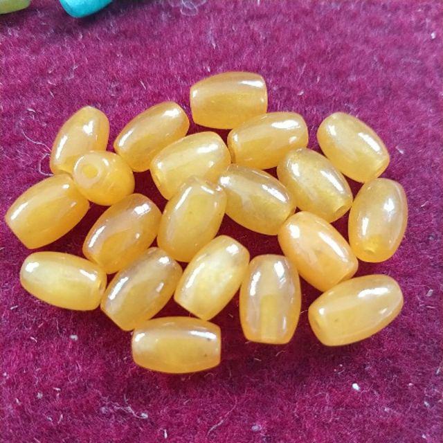 10viên lu thống đá 6x9mm thiên nhiên