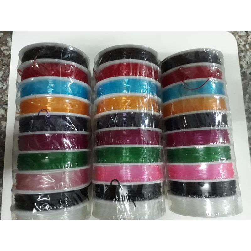 Lốc 10 cuộn Cước thun đủ màu