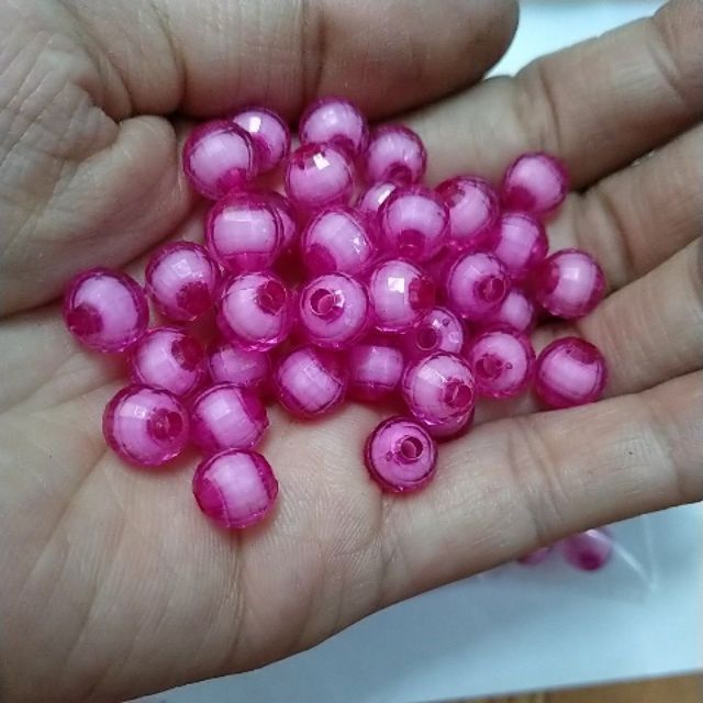 Gói 10 gam hạt nhân trắng hồng tươi size 8mm 30viên