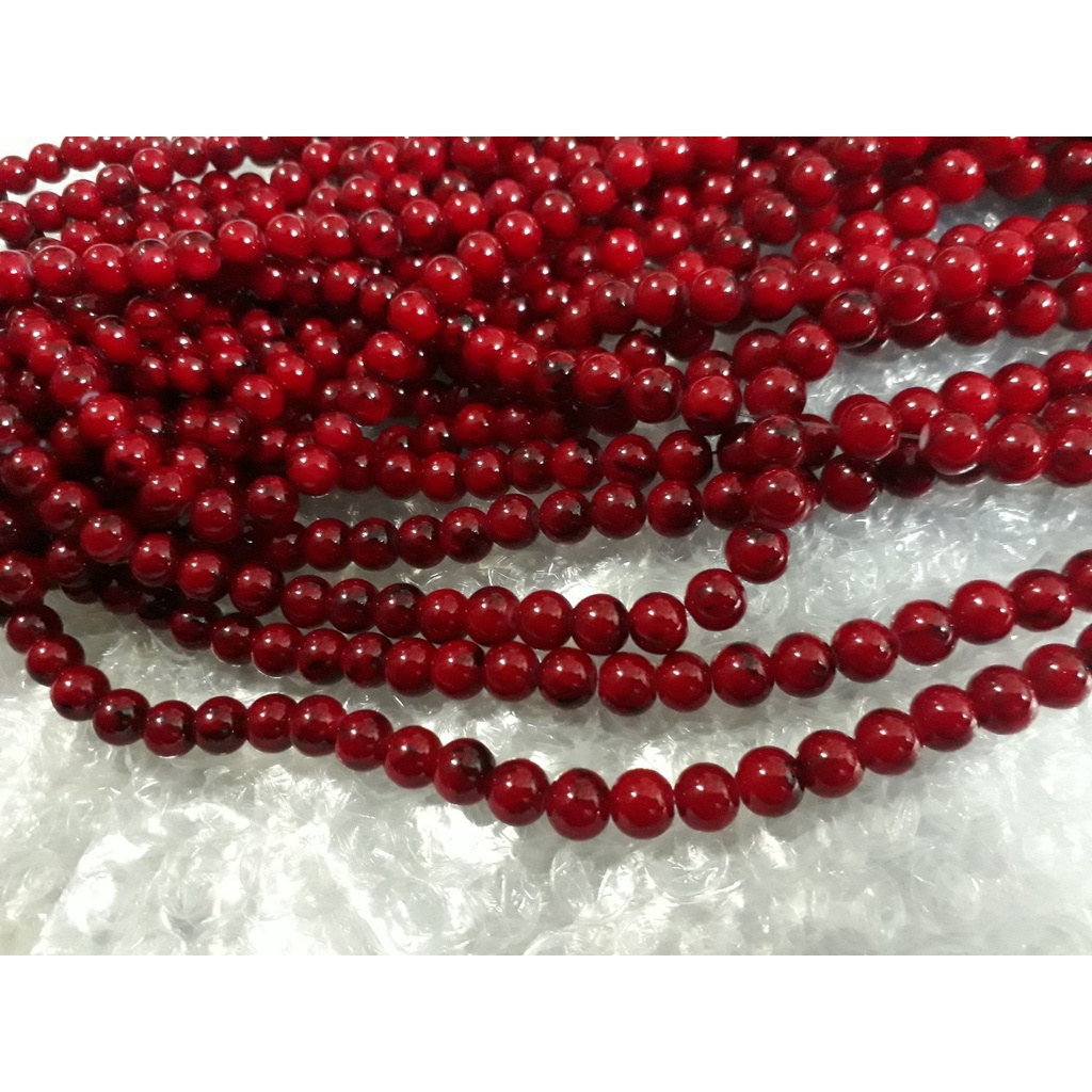 100gam size 8-10-12mm hạt đá nhân tạo làm vòng tay, vòng cổ