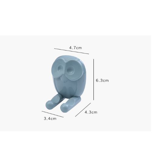 Móc Hít Tường Treo Bàn Chải, Treo Đồ Hình Thú Cute - Kẹp Bàn Chải Đánh Răng