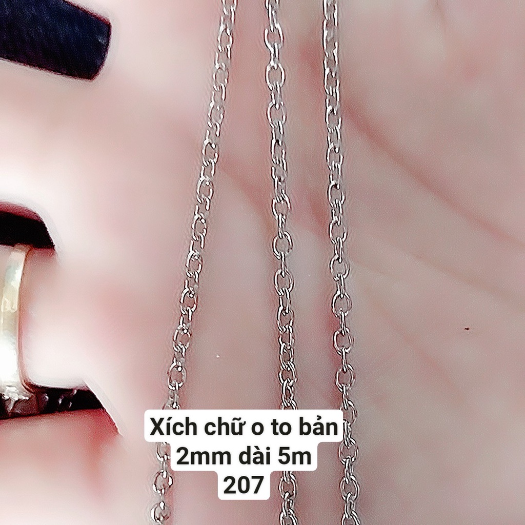 dây xích các loại 5mm,3mm,3,5mm,2mm-x201,x202,x203,x204,x205,x206