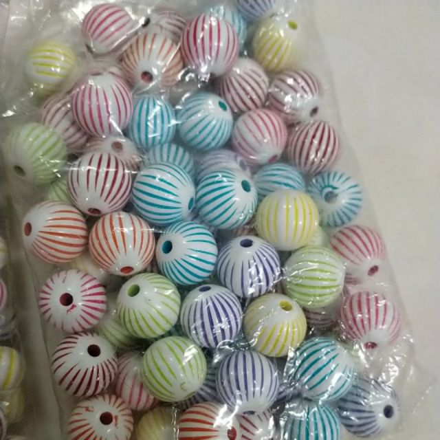 10gamHạt nhựa hình quả trám 8/10/14mm