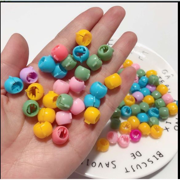 (Z21) - 10 kẹp tóc tròn mini đủ màu