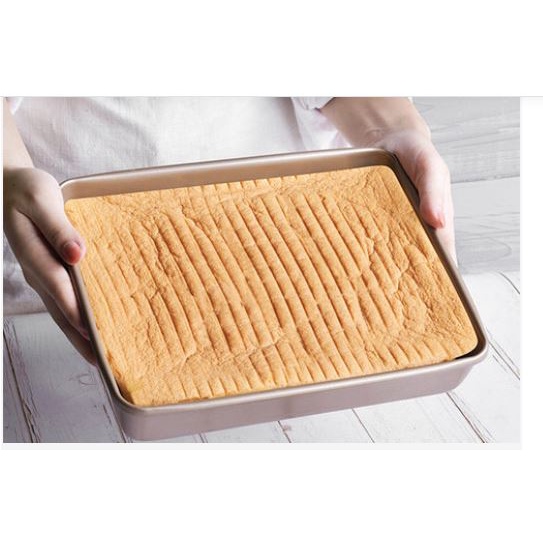 [ Hàng loại 1] Khuôn vuông , khuôn chữ nhật nướng bánh bông lan, bánh mì chống dính nhiều size