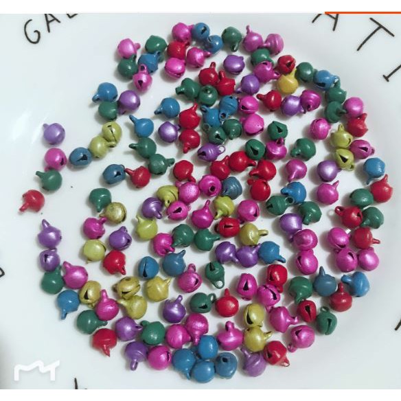 gói 10 -50 cái chuông nhiều màu size 8mm- 10mm