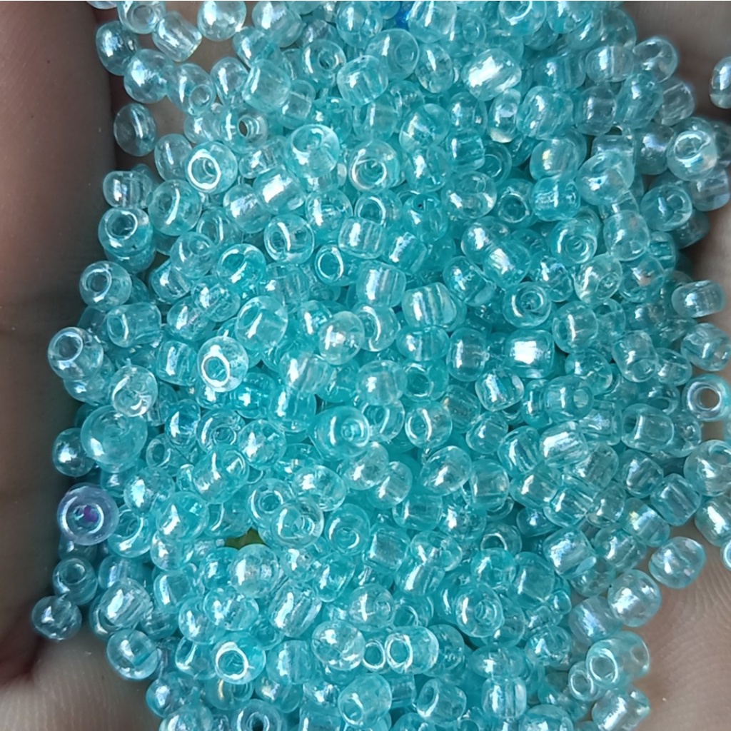 gói 450gam hạt cườm trung 3mm nhiều màu