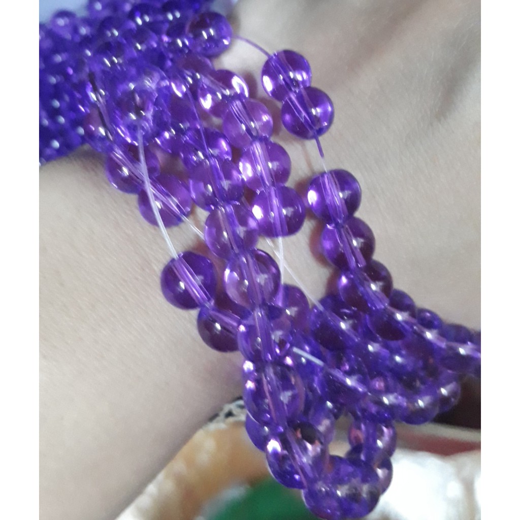 50-100gam hạt đá tím tươi 4-6-8-10mm