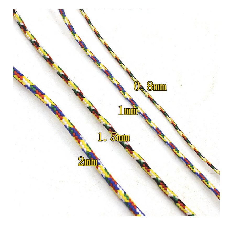 1 cuộn 45met dây ngũ sắc may mắn sợi nhỏ nhất 0,8mm