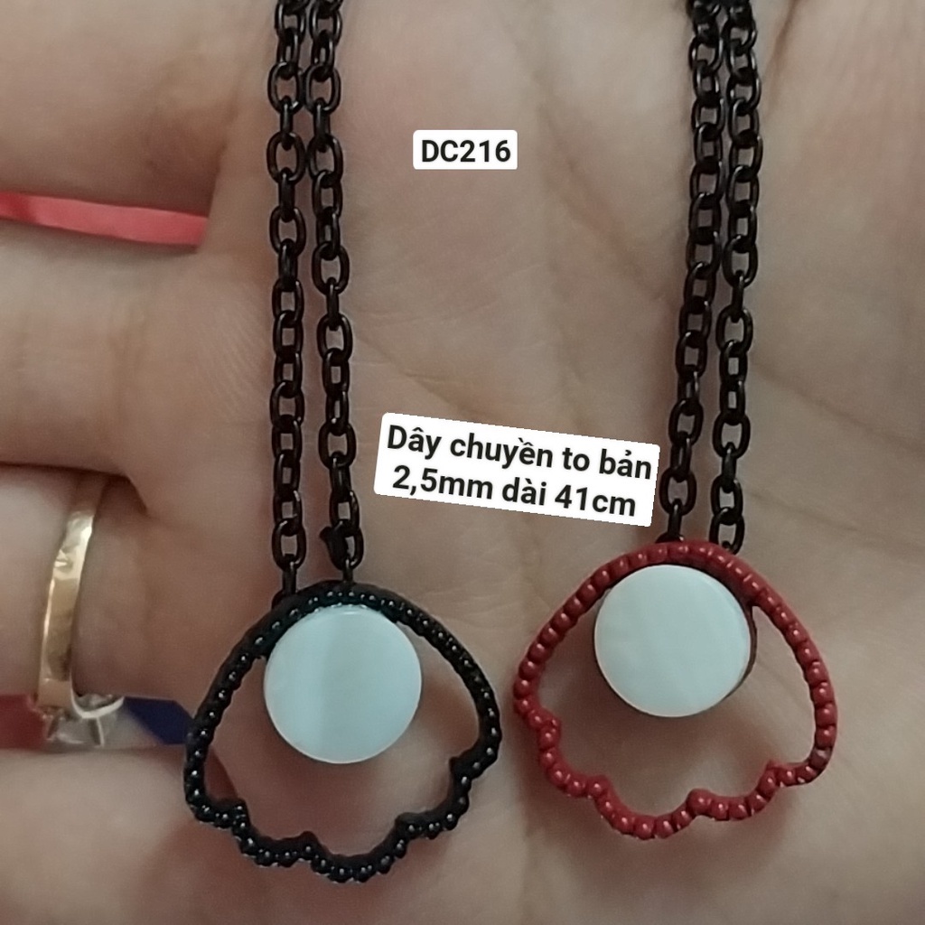 Dây chuyền thời trang xích màu bạc :DC201->DC214
