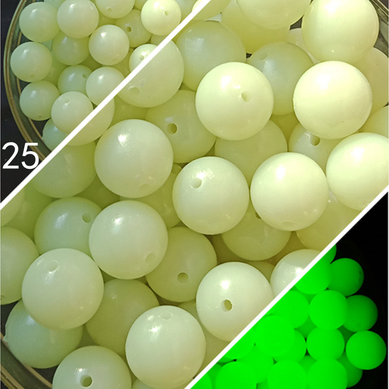 50 gam hạt nhựa dạ quang tròn đủ size 4mm, 5mm, 6mm, 8mm, 10mm, 12mm, 14mm, 16mm ,18mm , 10mm, 22mm, 25mm