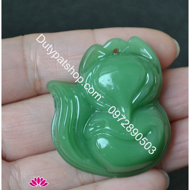 Mặt dây chuyền hồ ly , tỳ hưu đá nhân tạo đủ size