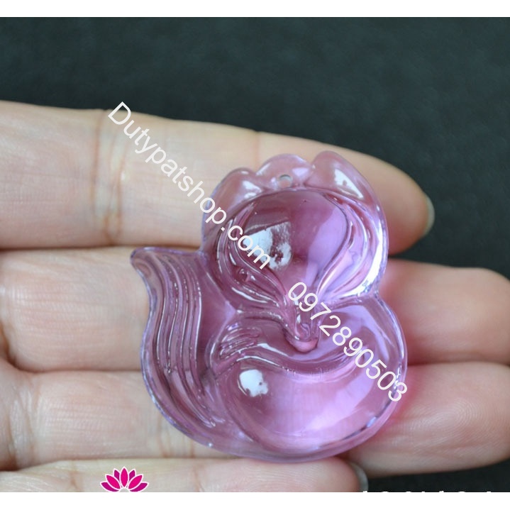 Mặt dây chuyền hồ ly , tỳ hưu đá nhân tạo đủ size