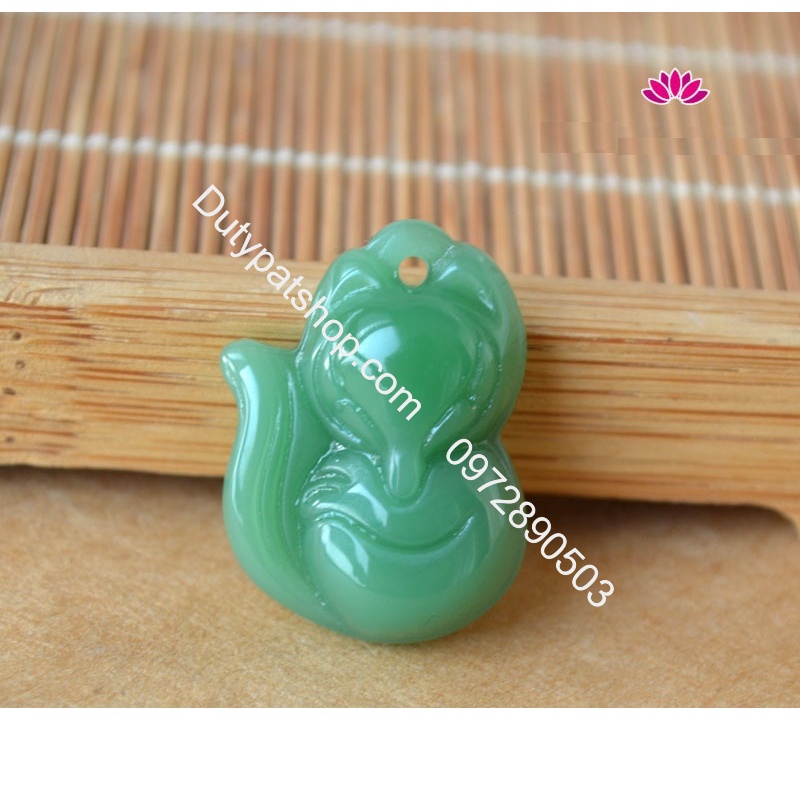 Mặt dây chuyền hồ ly , tỳ hưu đá nhân tạo đủ size