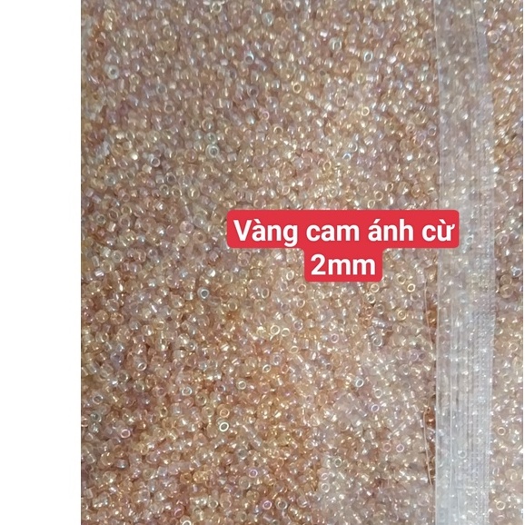 gói 450gam hạt cườm tiểu 2mm, cườm trung 3mm, cườm đai 3.6mm nhiều màu