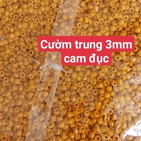 gói 450gam hạt cườm tiểu 2mm, cườm trung 3mm, cườm đai 3.6mm nhiều màu