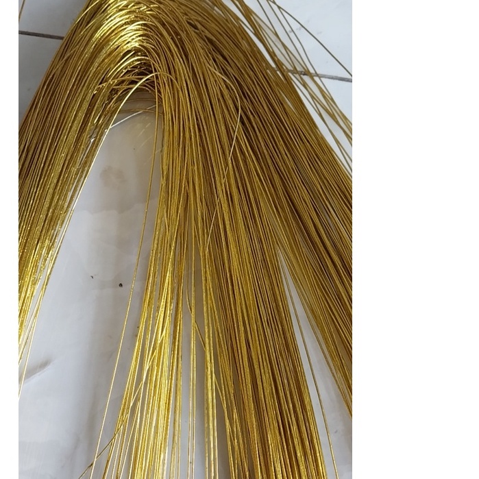100-500gam (40-200  sợi) dây kẽm đoạn quấn giấy bạc, vàng , xanh lá làm hoa , cây kim tuyền, uốn thủ công handmade