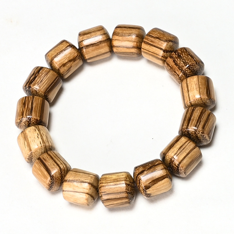 vòng tay 108 hạt, vòng tay gỗ mun đuôi công size 6mm, 8mm