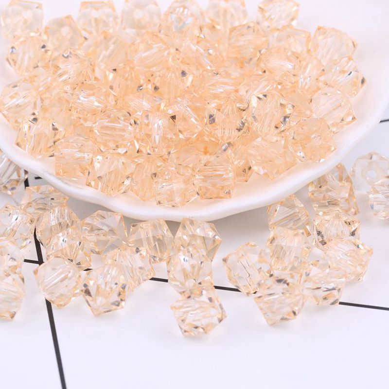 100- 500gam hạt nhựa đa giác dùng trang trí đang tui xách, xỏ vòng hạt, cột tóc,làm đồ chơi, trang trí thủ công handmade