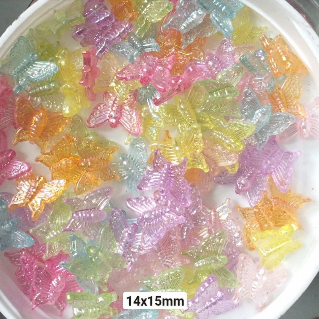 10gam-50gam hạt nhựa Hoa ánh cừ